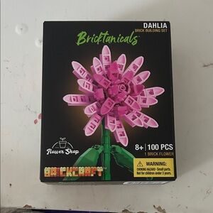 Brick Building Set - Pink Dahlia